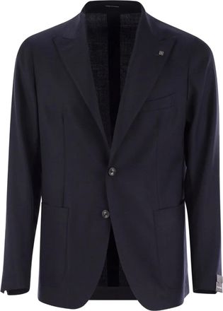 Tagliatore Blazer due bottoni in lana - Blu