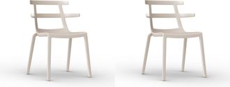 Resol Set 2 Sillas Interior, Exterior Marfil Tokyo Resol