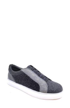 Kenneth Cole Reaction Bonnie Cozy Slip-On Sneaker in Black Fabric at Nordstrom Rack, Size 6.5