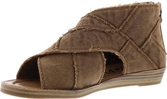 Blowfish Womens Twill Sandal In Earth Dye Wash Twill