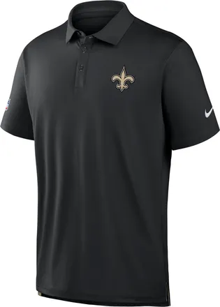 Nike New Orleans Saints Tour Nike Mens Dri-FIT NFL Polo in Black | 04PF054Y7W-3N3