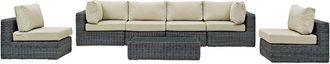 ModWay Summon 7-Piece Outdoor Patio Sunbrella Sectional Set