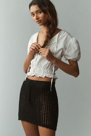 Sanctuary Beachside Crochet Skirt