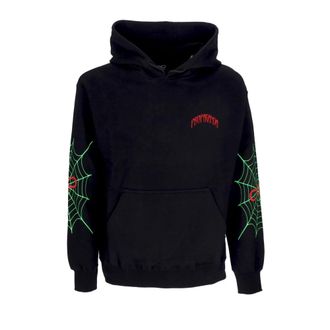 PROPAGANDA Hoodies, male, Black, XL, Black Triangle Web Hoodie Long Sleeve