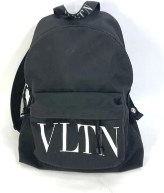 Valentino Pre-owned Fabric shoulder-bags - Heren - Vintage Rugzakken - Zwart - ONE Size - Vintage