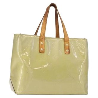 Louis Vuitton Pre-owned Tote Bags, female, Beige, Size: ONE SIZE Pre-owned Vintage Patent Leather Hand Bag