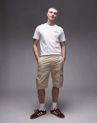 Tommy Jeans Otis cargo shorts in beige-Neutral