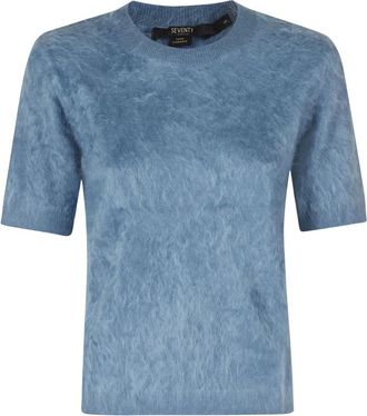 Seventy Trui met ronde hals - Dames - Ronde hals truien - Blauw - S - Truien & Vesten