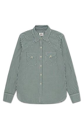 Fortela Tex2 Slim Fit Shirt in Green at Nordstrom, Size Xx-Large Eu