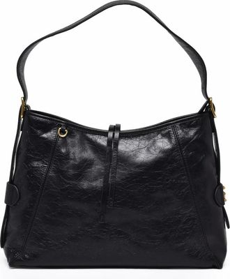 Ermanno Scervino Black Cowhide Adele Shoulder Bag