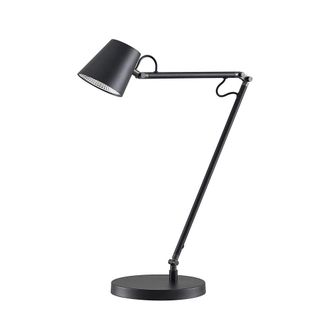 Lucande L&aacute;mpara de mesa LED de Metal Negro
