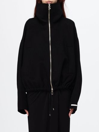 Sportmax Bomber in lana con collo alto e chiusura a zip