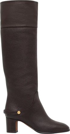 Pollini Hoge laarzen - Dames - Schoenen - Bruin - Maat: 39 EU Leer