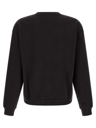 Dolce & Gabbana Logo-Plaque Cotton Sweatshirt - Black