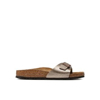 Birkenstock Madrid Narrow Fit - female - Birkenstock - Sliders - Gray - 8 UK - Shoes