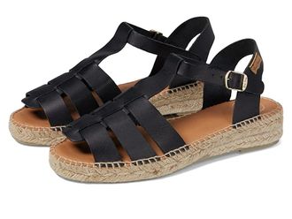 Toni Pons Emma Womens Shoes Black Leather : EU 41 (US Womens 9.5-10) M