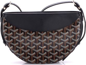 Goyard Hirondelle Shoulder Bag Coated Canvas and Leather