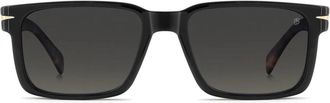 Eyewear by David Beckham Rechthoekige Zonnebril - Heren - Zonnebrillen - Bruin - 55 MM - Accessoires