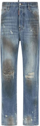 Dsquared2 Loose Twisted Jeans Blu-Uomo