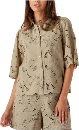 Y.A.S Y.a.s, Overhemden, Dames, Groen, XS, Groene Yassagga Shirt Blouse Dames