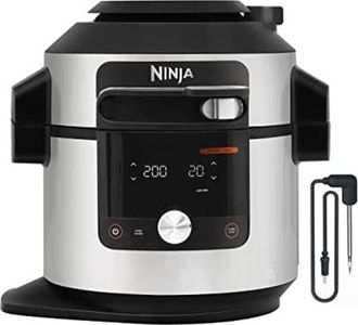 Ninja Ol750eu Olla Multi-cocci&oacute;n 7,5 L 1760 W Negro, Acero Inoxidable - Ninja