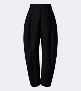 R&oacute;he R&oacute;he Wool and mohair barrel pants