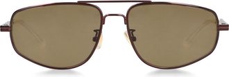 Bottega Veneta Pilot Sunglasses