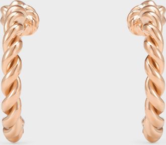 Charles & Keith Sable Rope-Knot Hoop Earrings