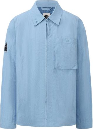 Pretty Green Nylon overshirt voor heren (Middenblauw)