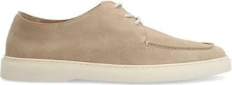 Manfield su&egrave;de veterschoenen beige