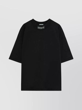 Barrow graphic print crew neck short sleeve top