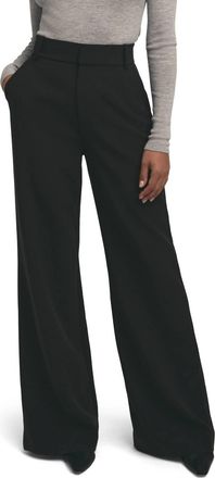 Favorite Daughter Jones Wide Leg Pant - Petite In Black