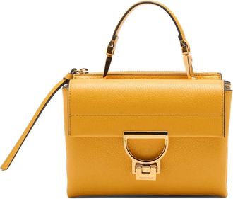 Coccinelle Borsa strutturata con manico - Giallo