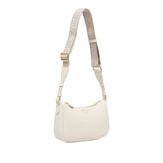 Emporio Armani Crossbody tas met generfd effect - Dames - Tassen - Grijs - Maat: ONE Size Zijde