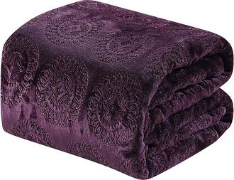 Luxury Home Caesar Embossed Throw Blanket
