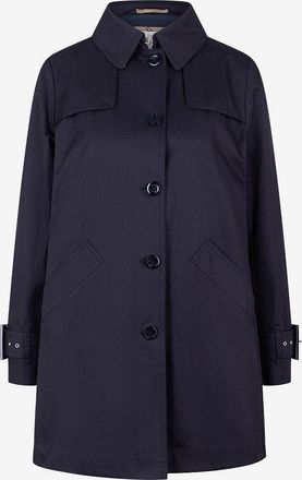 Herno A-förmiger Trenchcoat aus Baumwolle