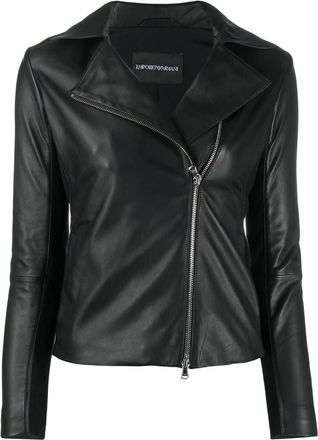 Emporio Armani Womens Leather Jacket
