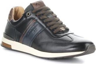 Ambitious Leather Lace-Up Sneaker in Black Leather at Nordstrom Rack, Size 11.5Us / 45Eu