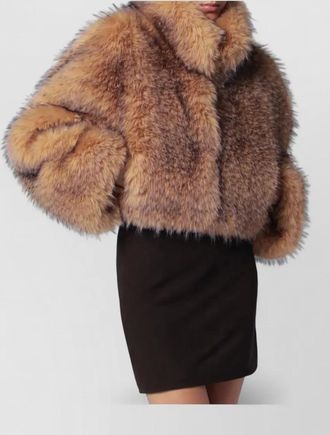 Rotate faux fur jacket