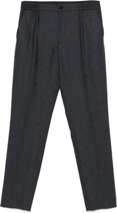 Fursac flannel trousers - men - Wool/Viscose - S - Grey