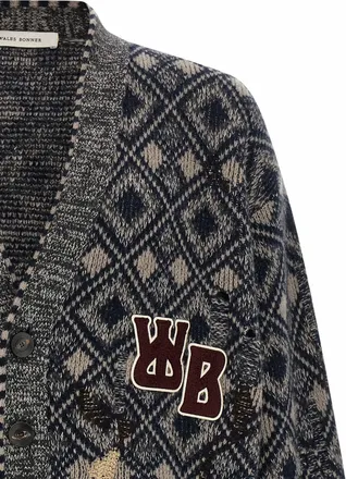 Wales Bonner Merino Wool Mens Cardigan