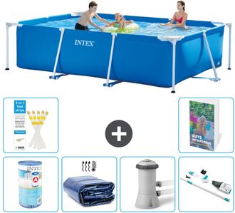 Intex Piscina Con Estructura Rectangular - 300x200x75 Cm - 7-piezas S27