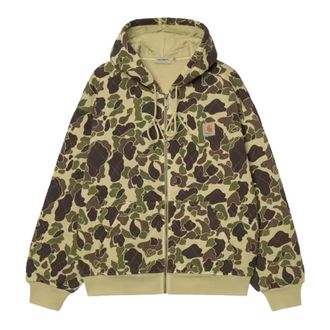 Carhartt Work in Progress Hoodies & sweatvesten, Heren, Veelkleurig, S, Hooded Vista Quilted Sweat Jacket