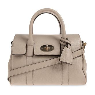 Mulberry Tassen, Dames, Grijs, ONE Size, Leer, Bayswater Satchel Tas
