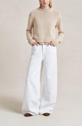 La Ligne Solid Mini Marina Sweater in Sand at Nordstrom, Size X-Small