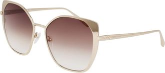 Longchamp Gouden Metalen Zonnebril