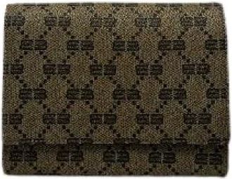 Balenciaga Pre-owned Wallets, female, Beige, Size: ONE SIZE Pre-owned Leather Wallet