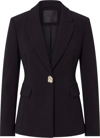 Liu Jo Blazer de punto Ottoman - Jackets - Mujer - Negro - XL