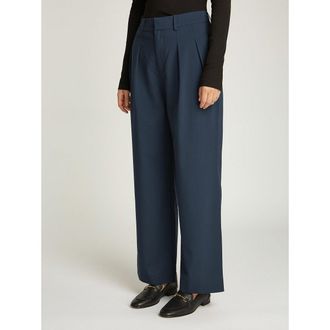 Calvin Klein Wijde broek met plooien