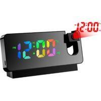 OEM Despertador Con Proyector Led Y Funci&oacute;n De Repetici&oacute;n - Detecci&oacute;n De Temperatura - &Aacute;ngulo De Proyecci&oacute;n De 180&deg; - Alimentaci&oacute;n Usb - Reloj Digital Par